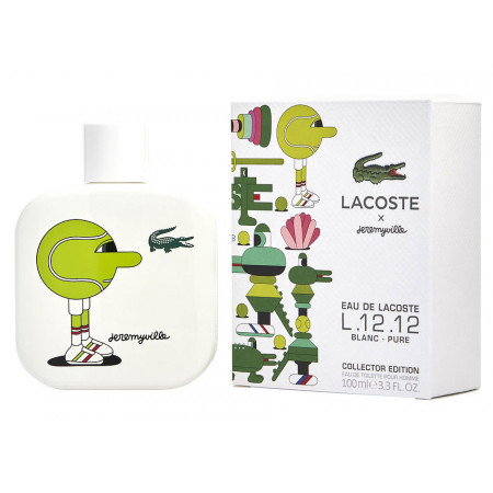 Lacoste Eau De Lacoste L.12.12 Blanc Pure Collector Edition Pour Homme x Jeremyville