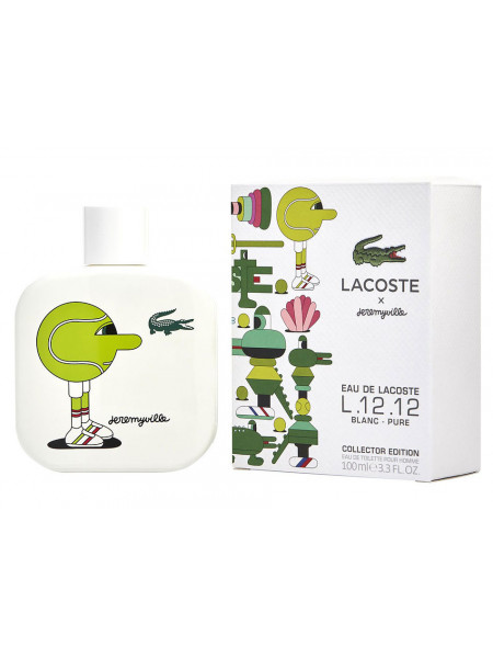 Lacoste Eau De Lacoste L.12.12 Blanc Pure Collector Edition Pour Homme x Jeremyville